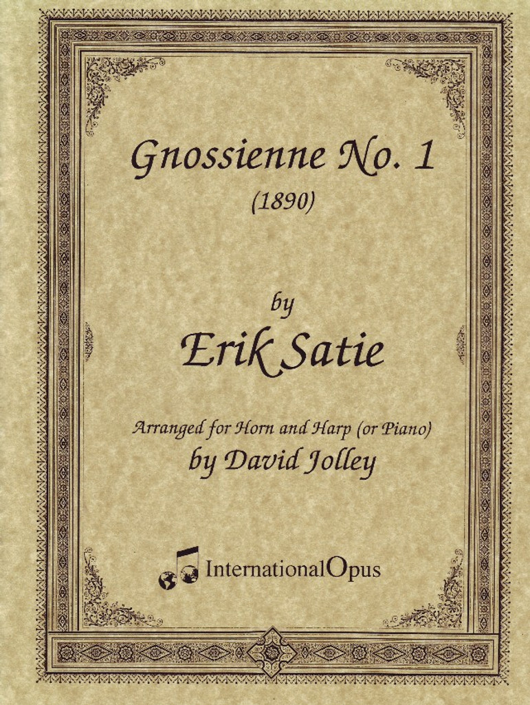 All Music Chords gnossienne no 1 sheet music : Satie, Erik - Gnossienne No. 1 (1890) - Pope Instrument Repair