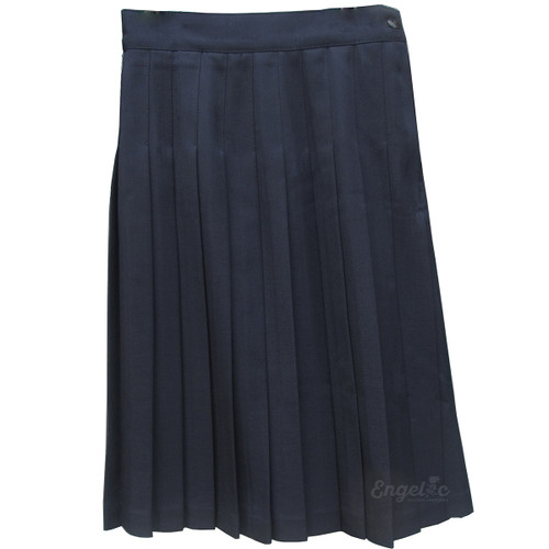 Girls School Uniform Pleated Skirt Navy - Engelic Uniforms