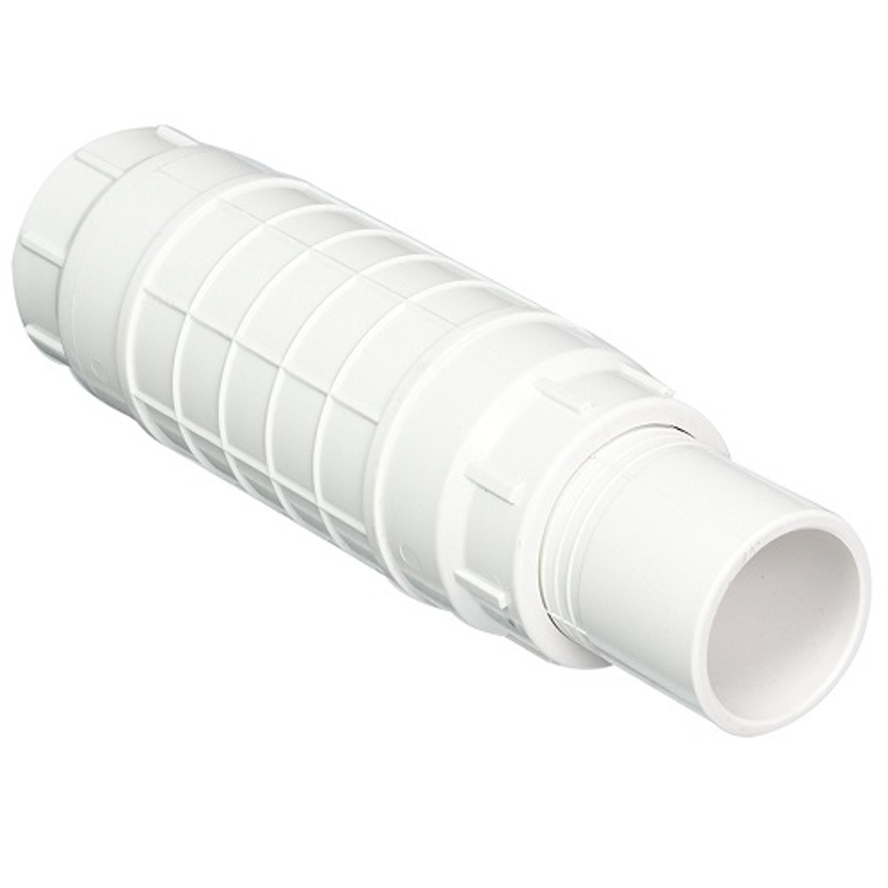 1/2" PVC Expansion Repair Coupling (White) (S x Sp) The Drainage