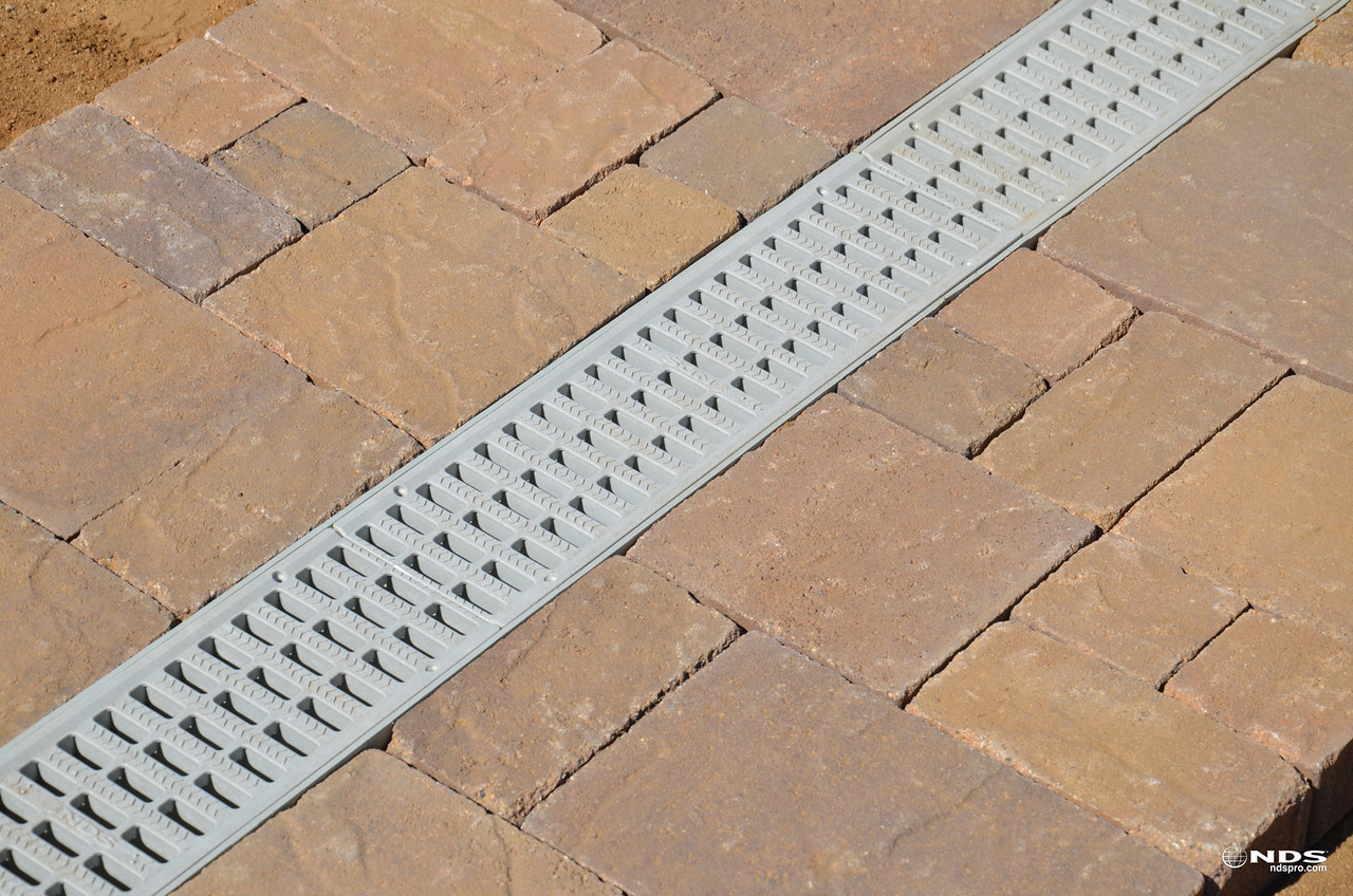 NDS 864G Pro Series 5" x 1 Meter Deep Profile Channel Drain Kit The