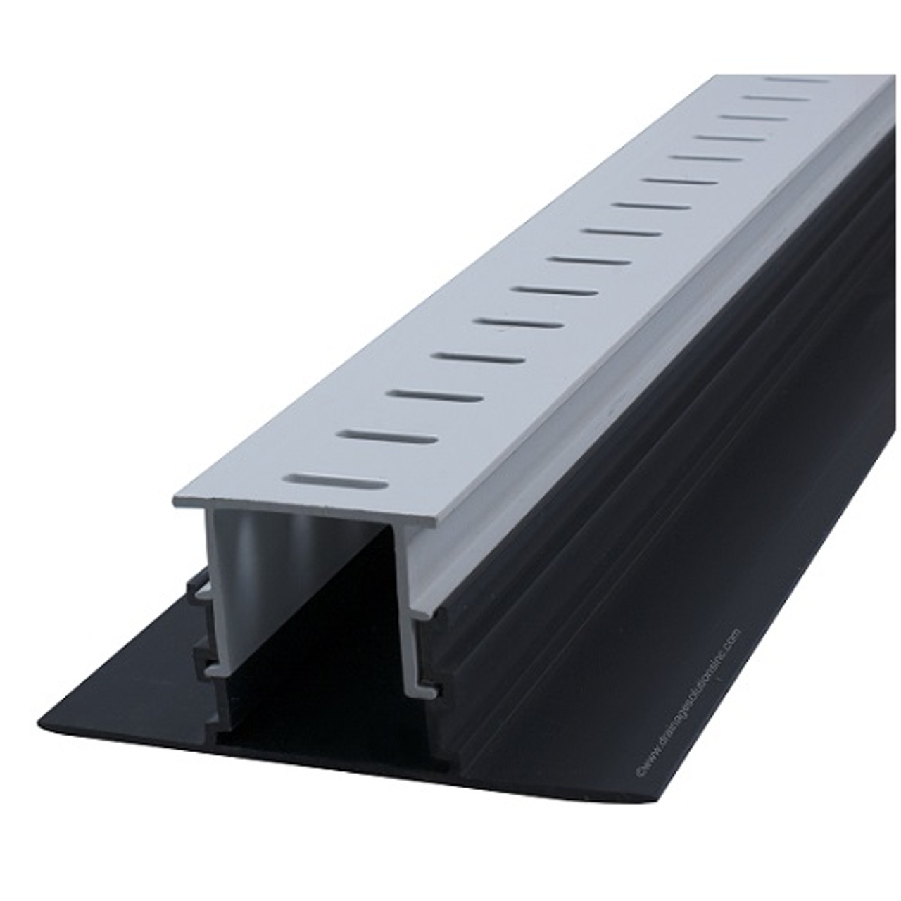 Stegmeier Adjustable Height Paver Drain (White) 10' The Drainage