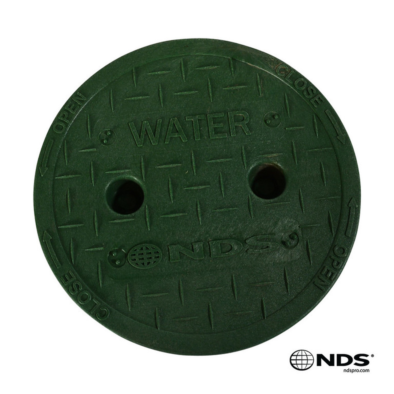 NDS 6" Valve Box Water Cover ONLY Green The Drainage Products Store