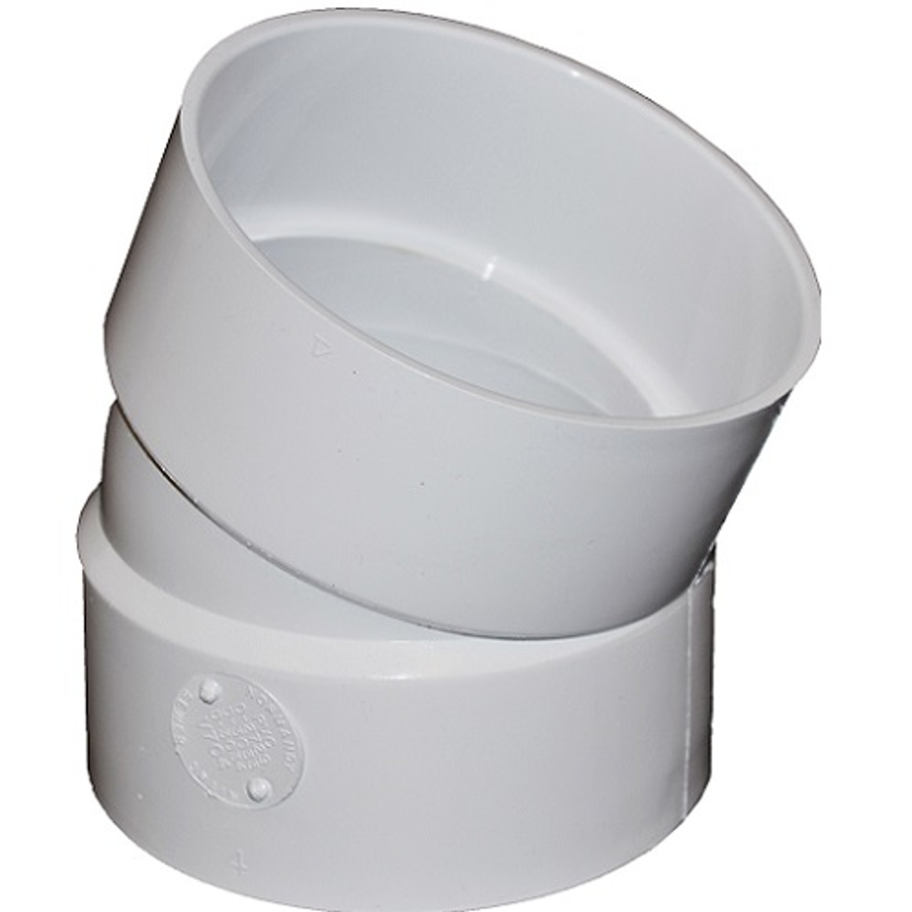 8" PVC SDR35 Solvent Weld 22 1/2 (1/16) (S x S) The Drainage Products