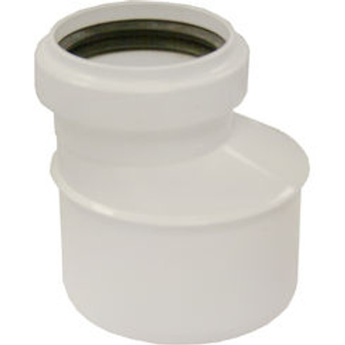 4" x 3" PVC Schedule 40 Eccentric Reducing Coupling (S x S) The