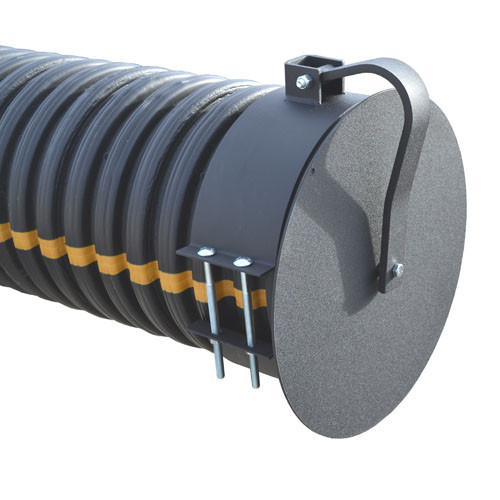 Flap Gate 15" for Corrugated Plastic Pipe The Drainage Products Store
