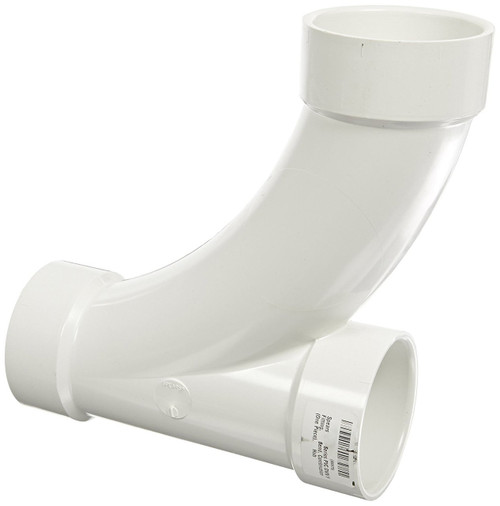 3" x 3" x 3" PVC DWV Combination Wye & 1/8 Bend (S x S x S) The