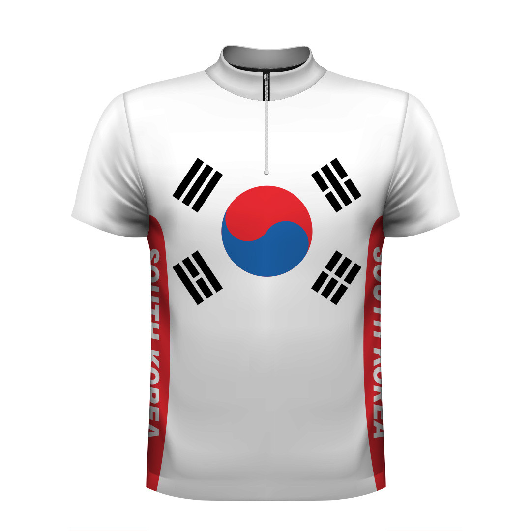 South Korea Flag Bowling Jersey