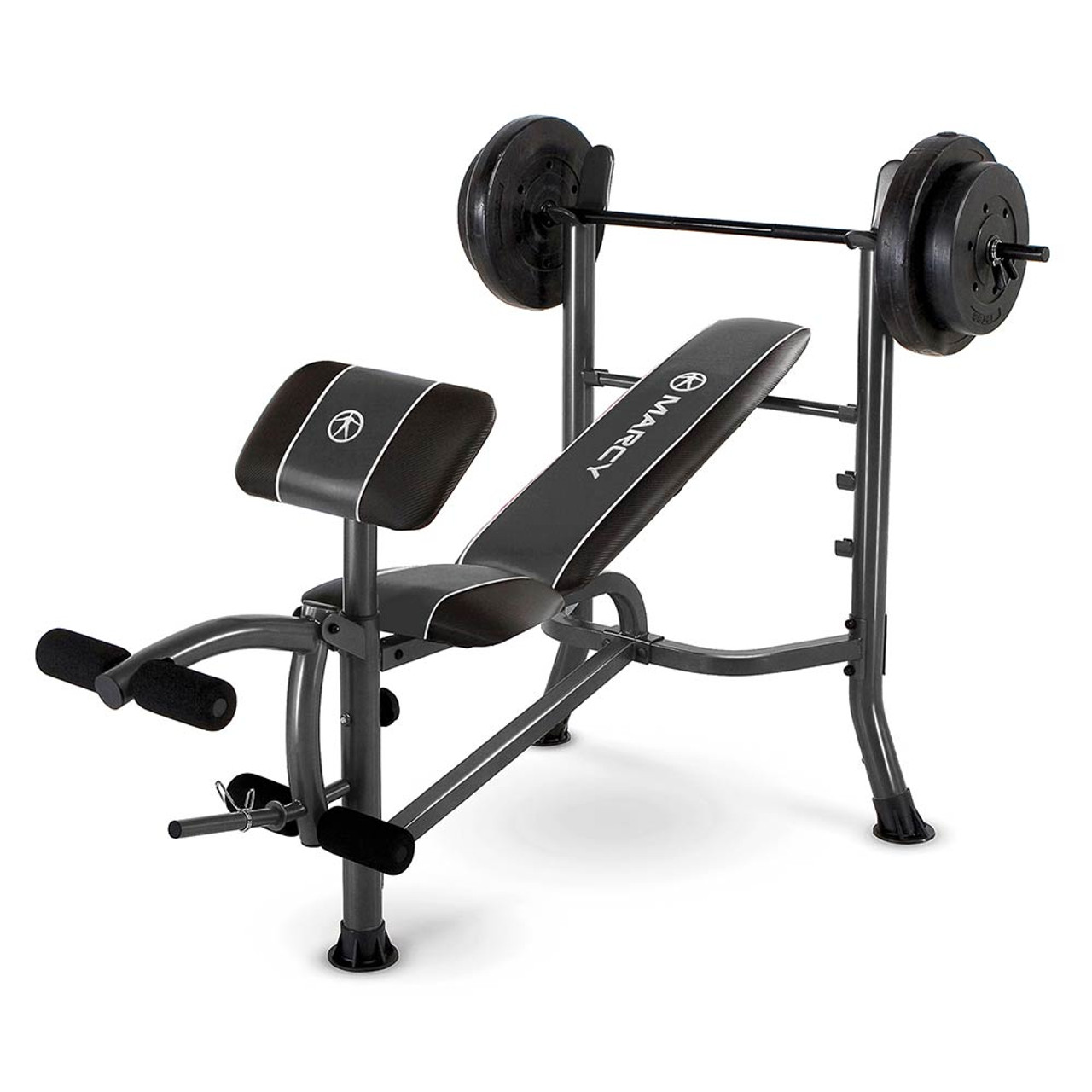 Marcy Standard Bench W 80lb Weight Set Quality Strength