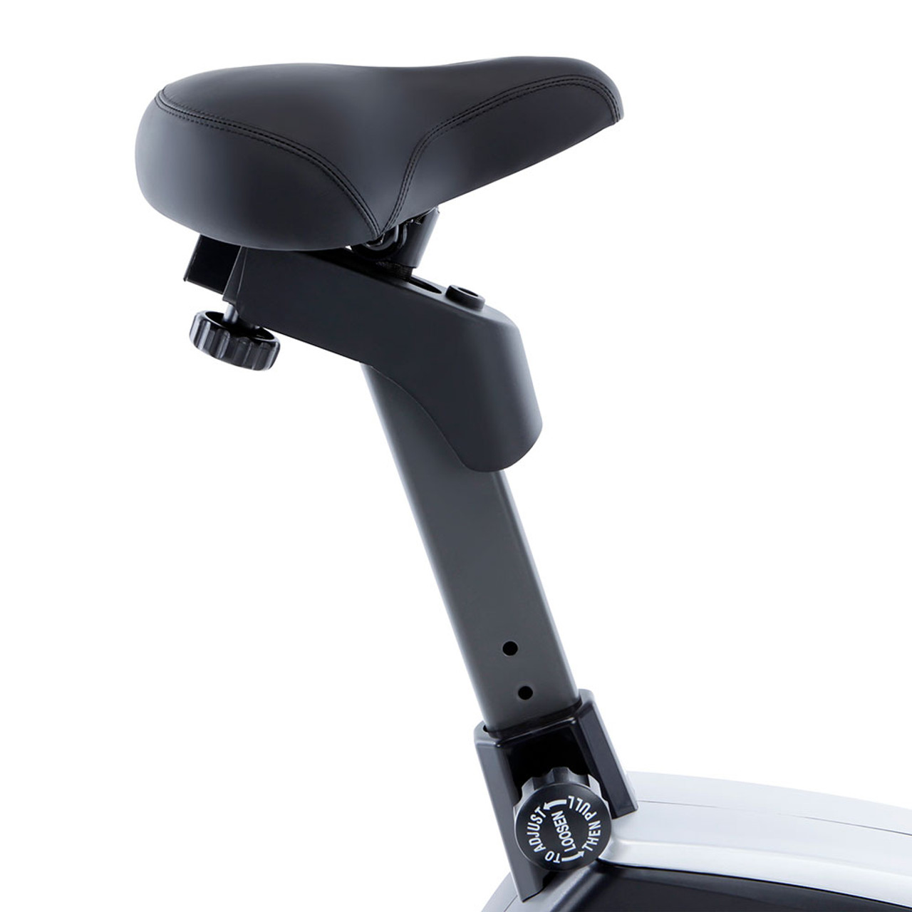 Regenerating Magnetic Upright Exercise Bike Marcy ME-702 with adjustable seat - perfect for any height