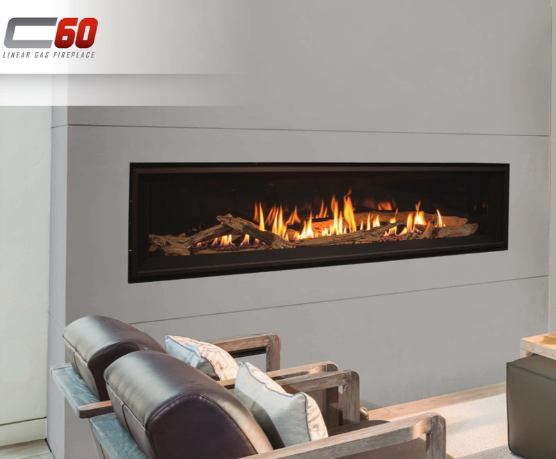 Linear Gas Fireplace >> Enviro C60 Linear Gas Fireplace Linear Gas Fireplace >> Enviro C60 Linear Gas Fireplace
