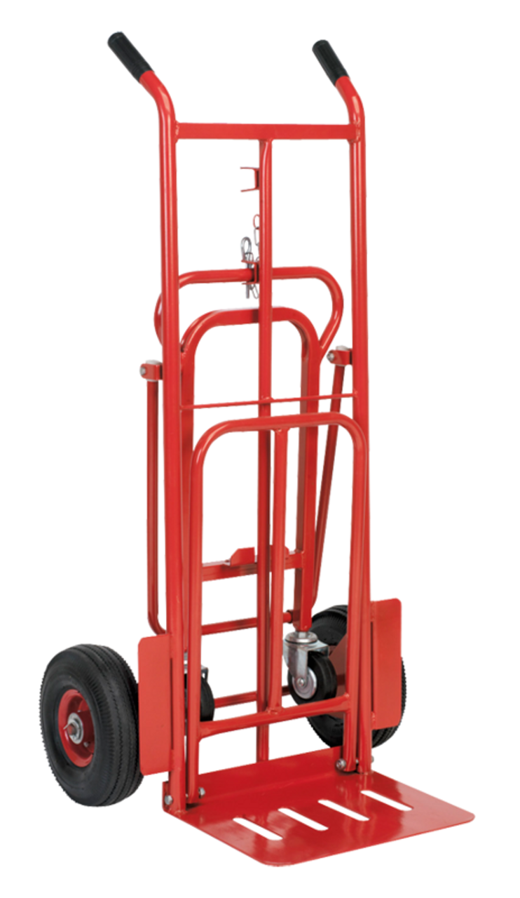 3 in 1 Pneumatic Wheel Sack Truck 250kg Capacity Sack Trucks Direct
