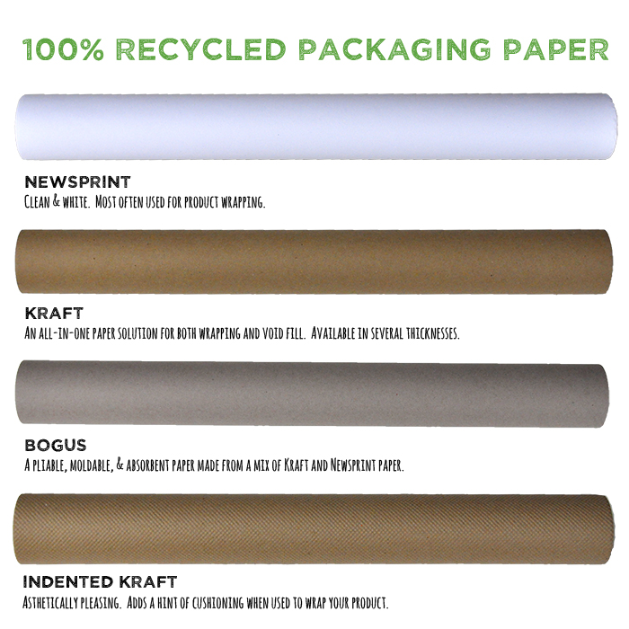 recycled kraft paper roll