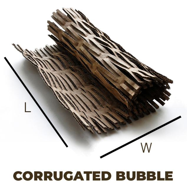 Ecoenclose Corrugated Bubble Upcycled Void Fill