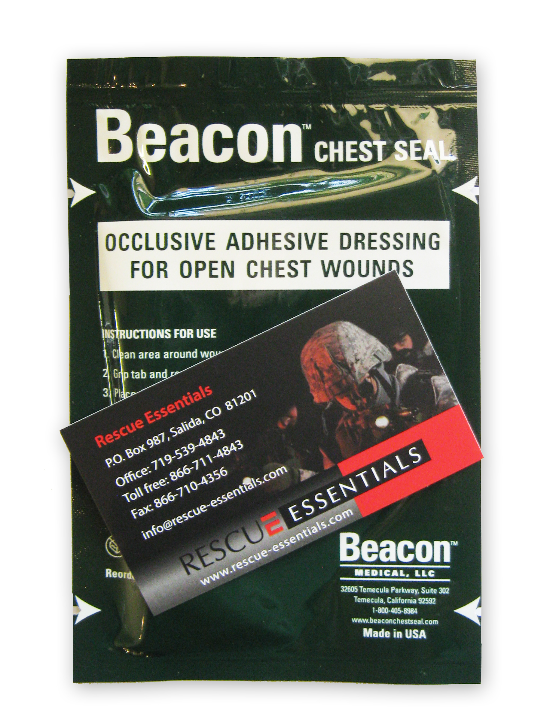 Beacon Pocket NonVented Chest Seal 6"