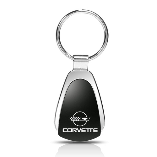 Chevrolet Corvette C4 Black Tear Drop Key Chain Chevrolet Corvette C4 Black Tear Drop Key Chain
