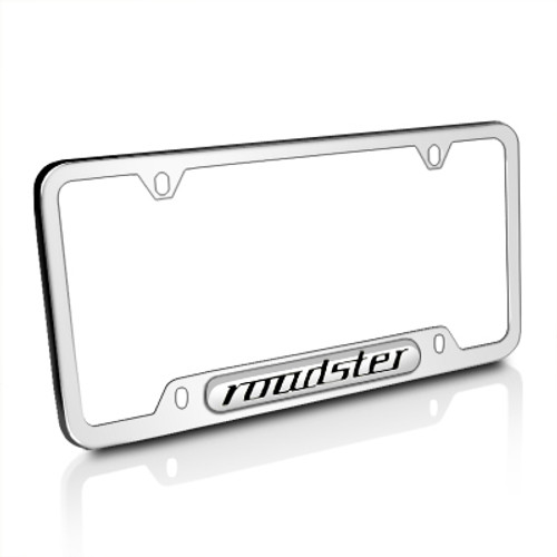 BMW Roadster Mirror Chrome Stainless Steel License Plate Frame BMW Roadster Mirror Chrome Stainless Steel License Plate Frame