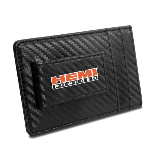 HEMI Powered Black Carbon Fiber RFID Card Holder Wallet HEMI Powered Black Carbon Fiber RFID Card Holder Wallet