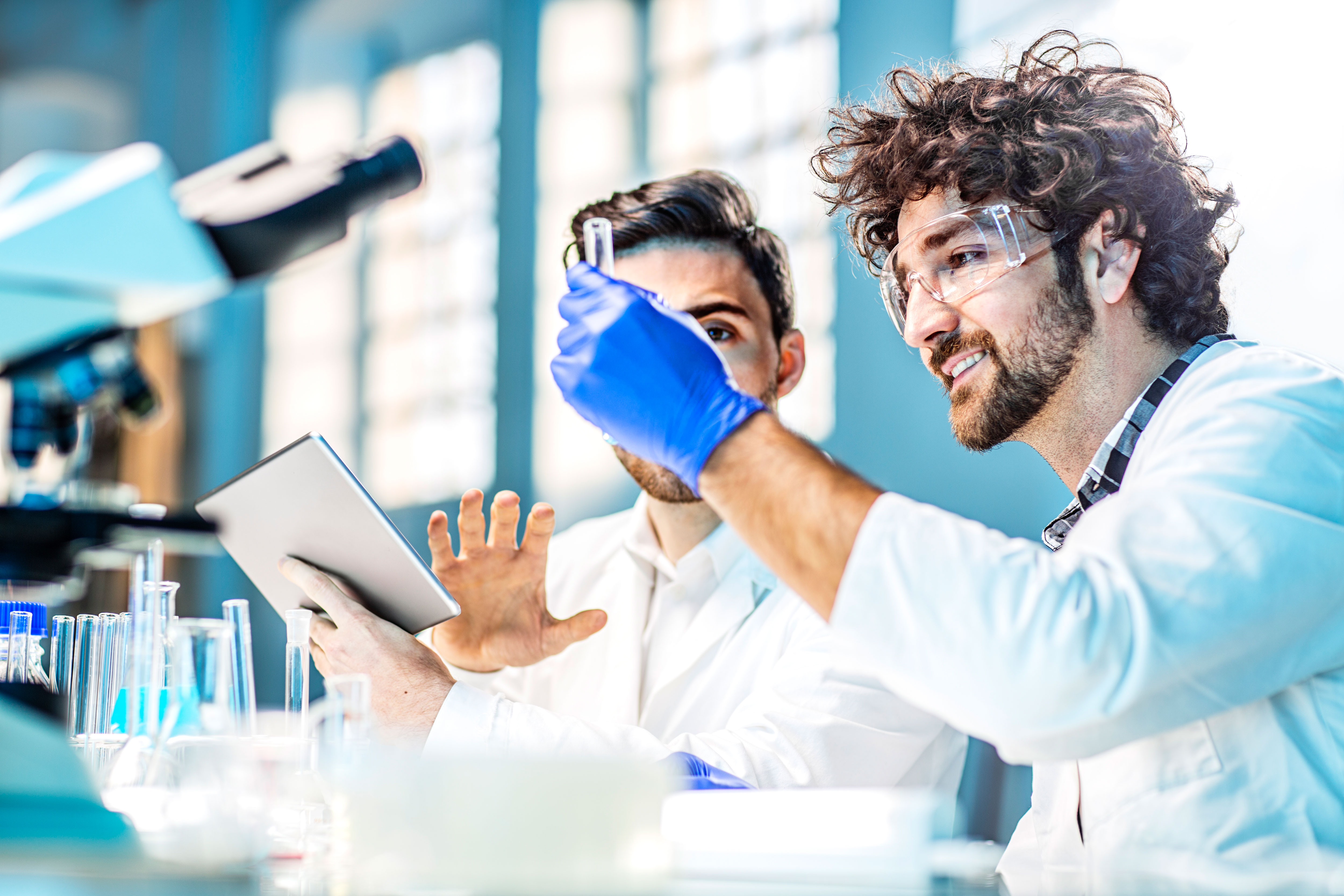 The lab male science. Lab guys. Lab climatic Tests stock photos.