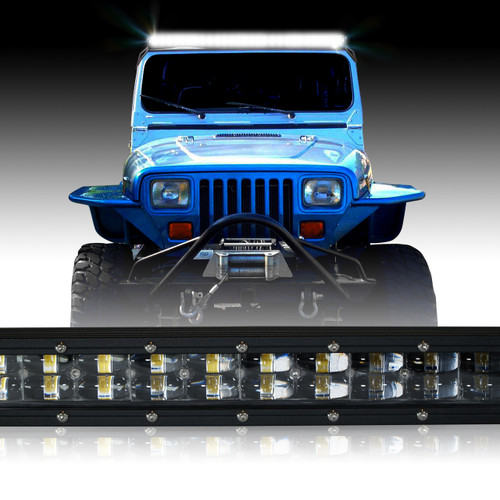 LED Light Bar 288W 50 Inches Bracket Wiring Harness Kit ... genssi led wiring harness 