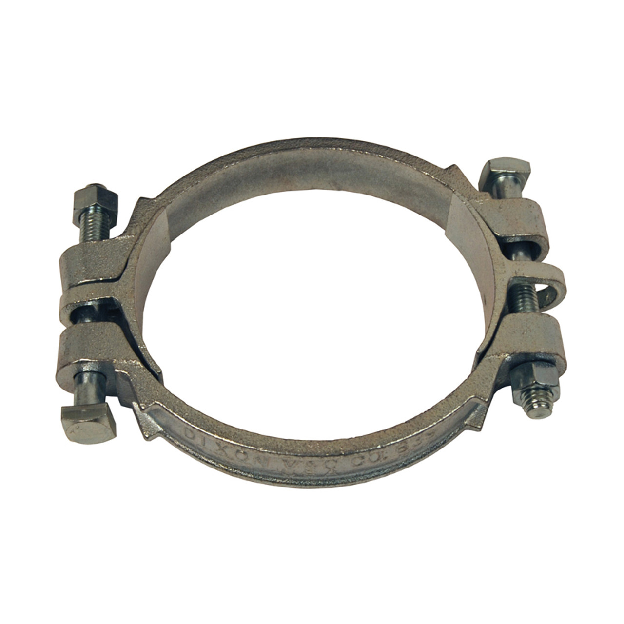 Dixon Plated Iron Double Bolt Clamps w/ Saddles 815/16 in. to 97/8