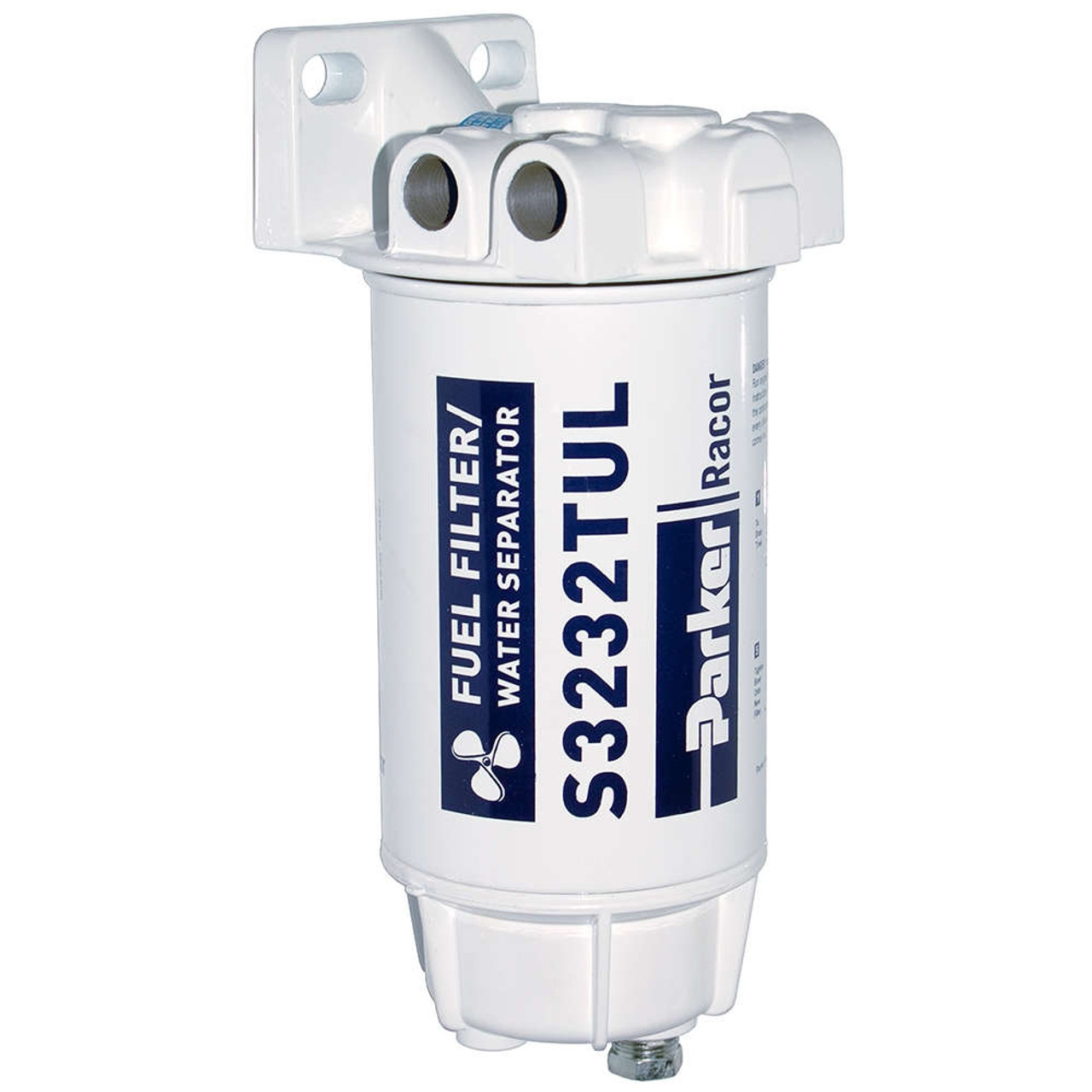 Racor Aquabloc Marine 3/8 in. 90 GPH Spin-On Gasoline Filter Assembly