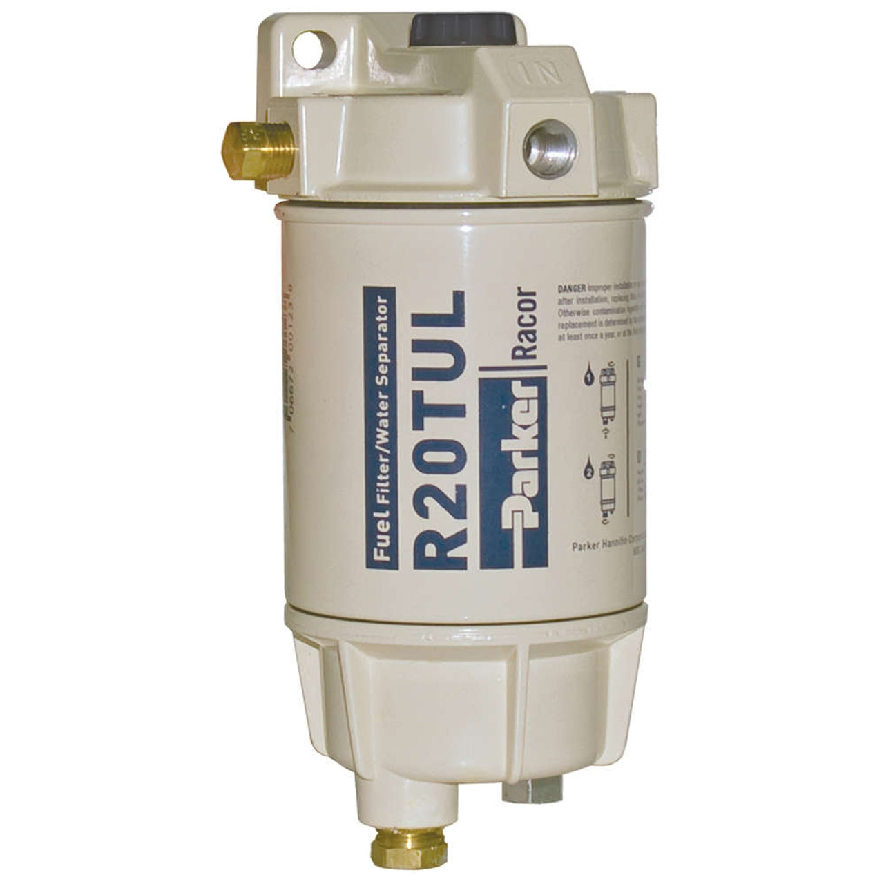 Racor 1/4 in. 30 GPH Aquabloc Marine Spin-On Type Diesel Fuel