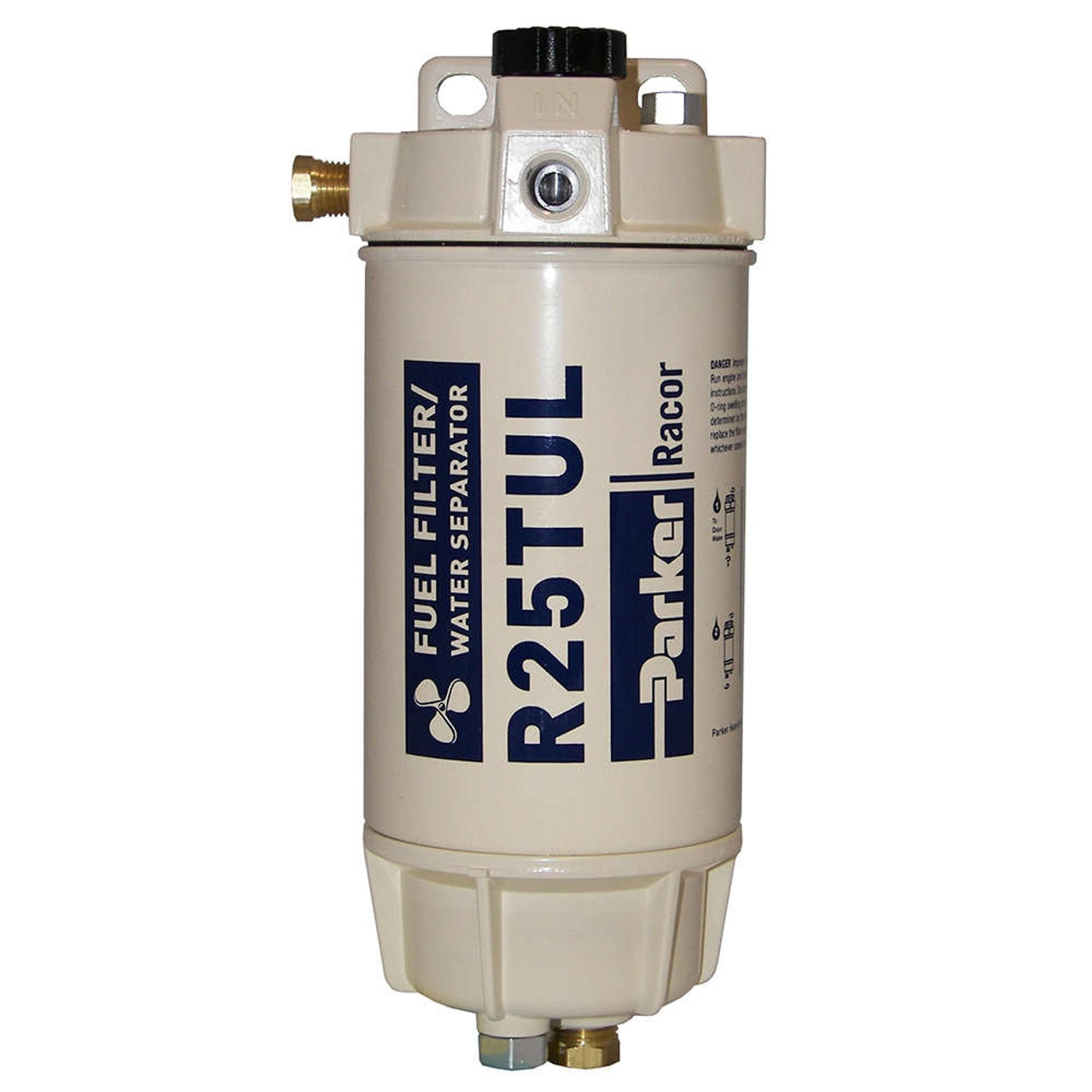 Racor 1/4 in. 45 GPH Aquabloc Marine Spin-On Type Diesel Fuel