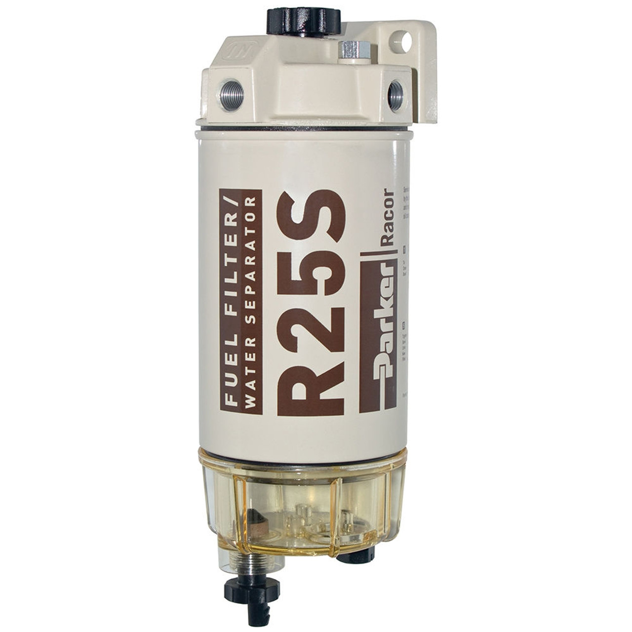 Racor 200 Series 45 GPH Low Flow Diesel Fuel Filter/Water Separator 245 Filter Assembly