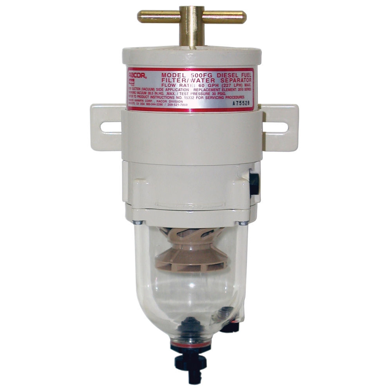 Racor Turbine Series 60 GPH Fuel Filter/Water Separator - 30 Micron