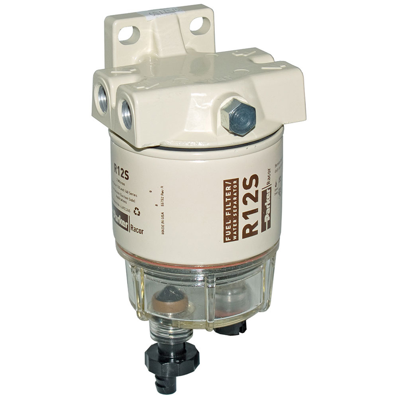 Racor 120A Low Flow Fuel Filter/Water Separator Filter Assembly - 2 Micron