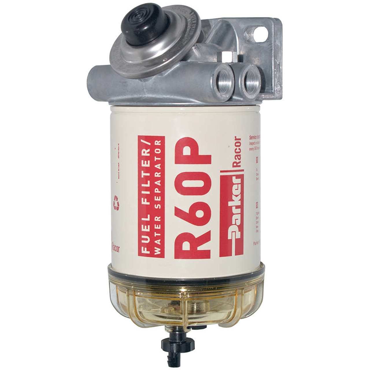 Racor 400 Series 60 GPH Diesel Spin-On Fuel Filter - 30 Micron - 6