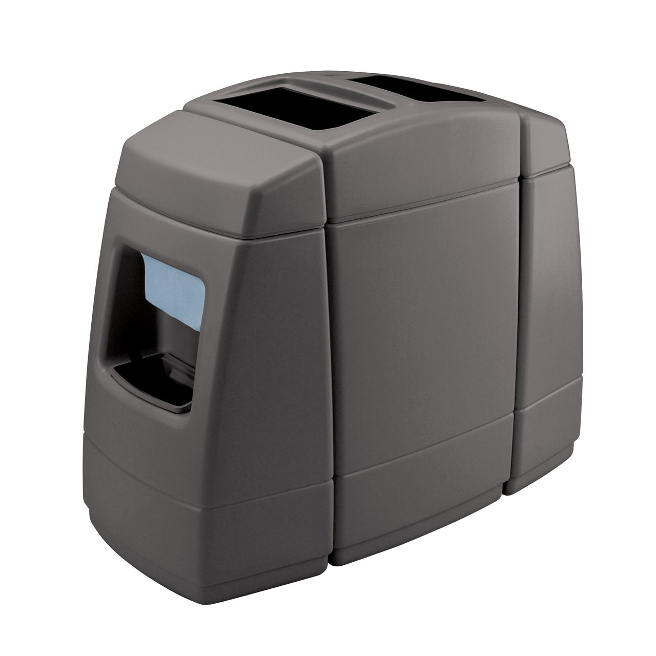 Commercial Zone 55 Gal Double Sided Island Convenience Centers