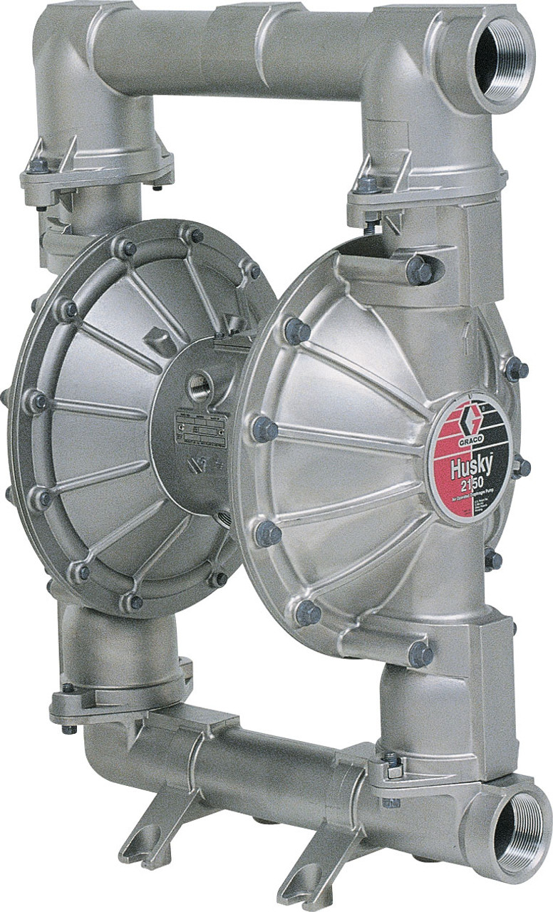 Husky Stainless Steel 2150 Air-Operated Double Diaphragm Pump W ...