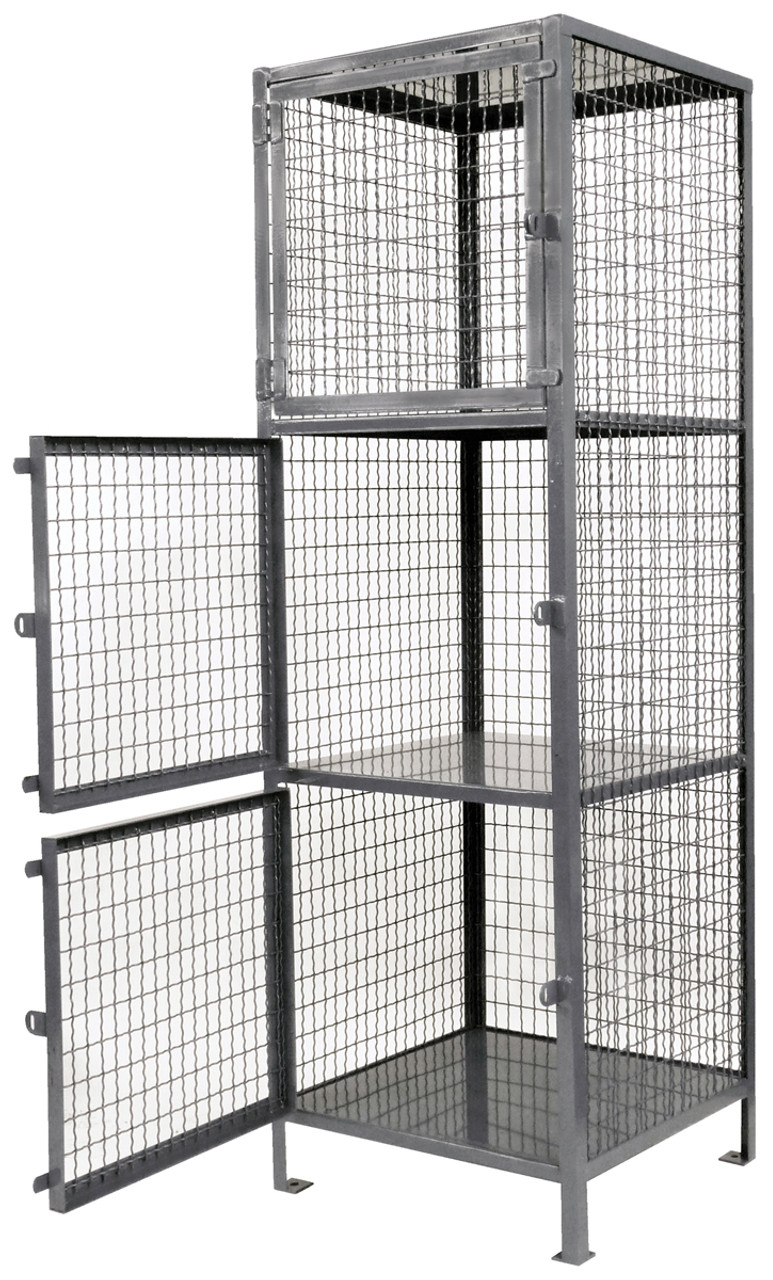 Vestil Lockable Mesh Storage Lockers John M. Ellsworth Co. Inc.