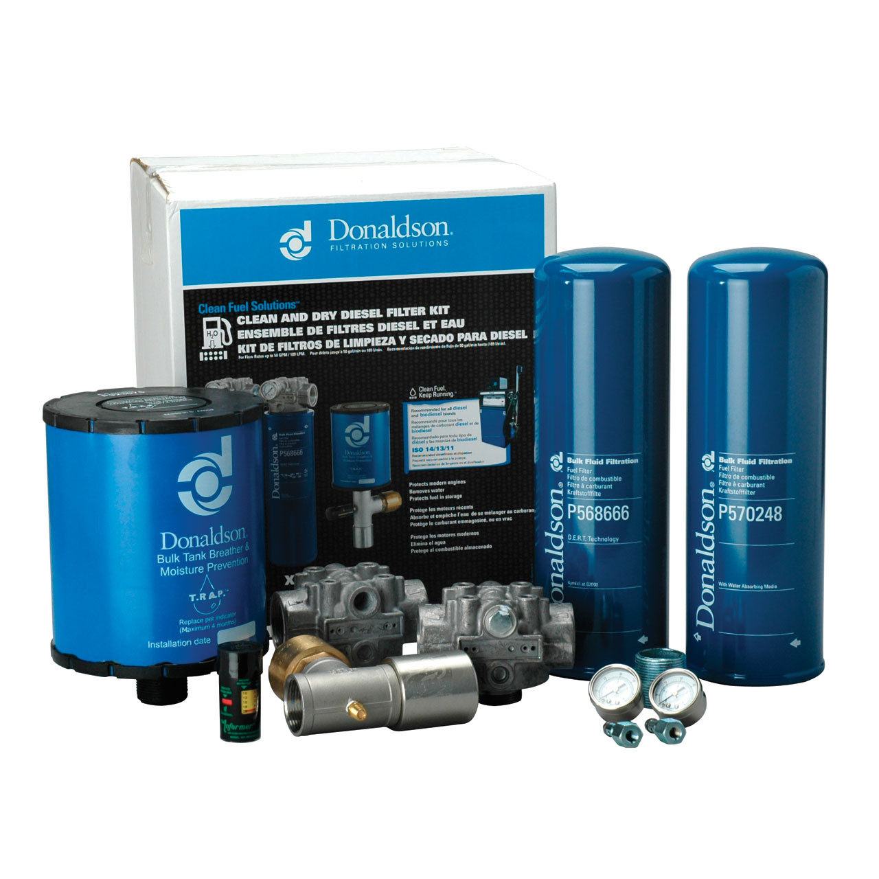 Donaldson Clean and Dry Diesel Kit - 4 Micron