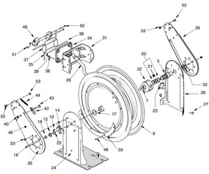 reel graco hose xd kits repair cart