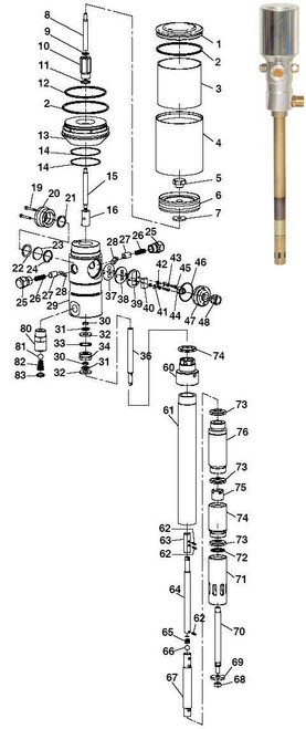 Liquidynamics 80:1 Grease Pump Parts - John M. Ellsworth Co. Inc.
