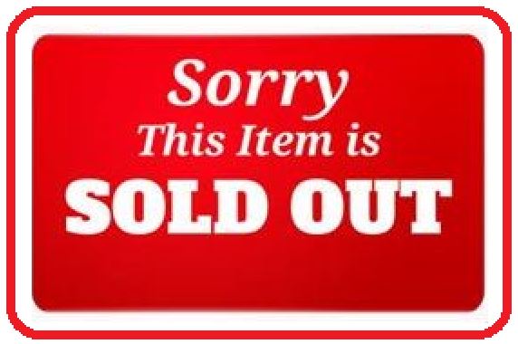 We apologize but this item is sold out