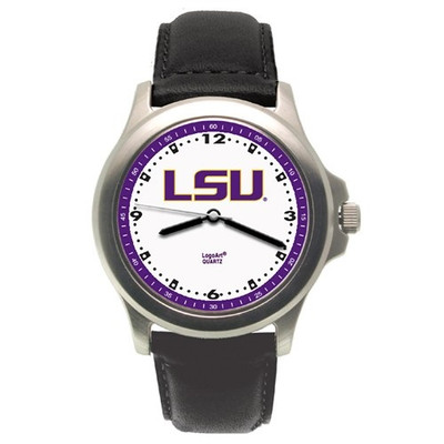 LSU Tigers Leather Office Chair