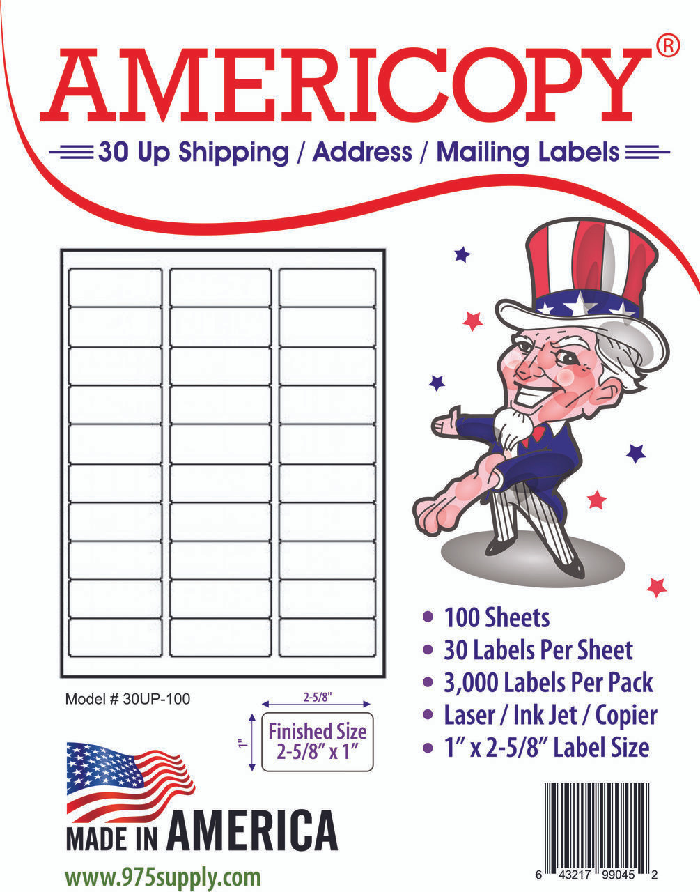 americopy labels 30 up labels 1 x 2 5 8 30 labels per sheet