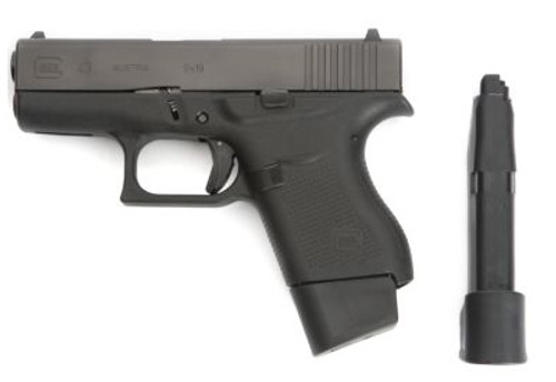 Vickers Tactical +2 Magazine Extension for the Glock 43 VTMFP-006 43