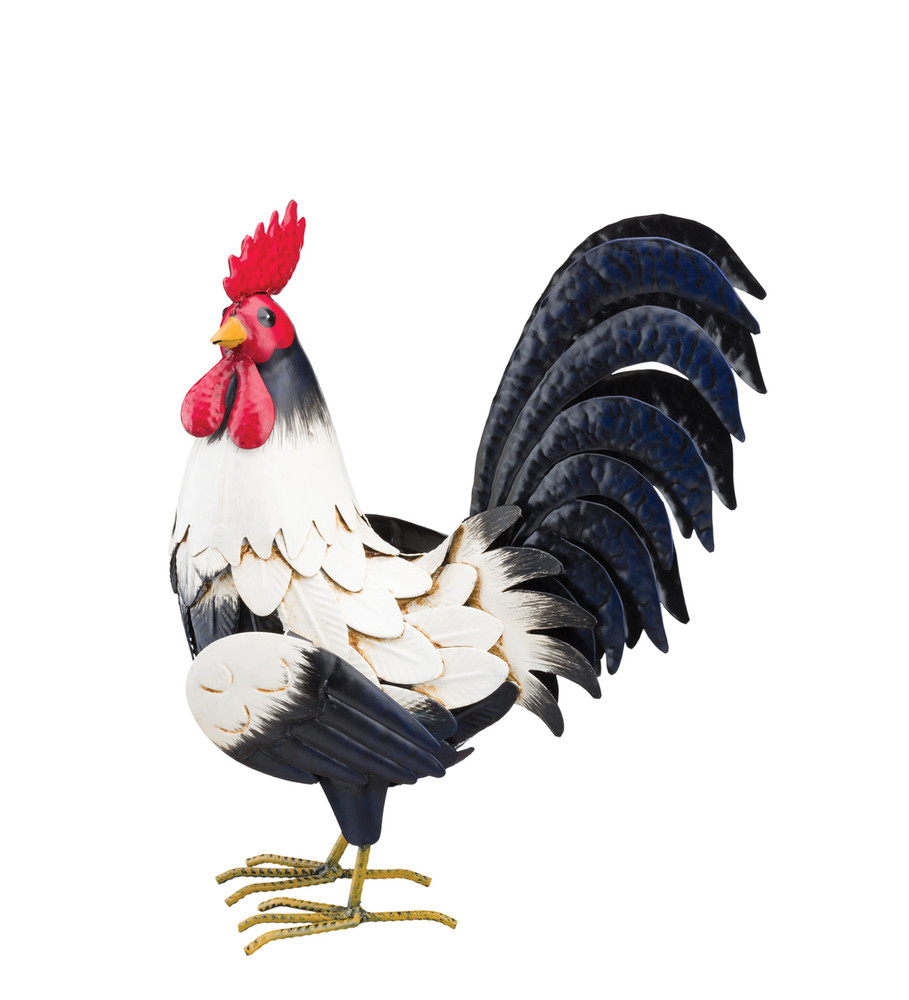 black white rooster decor the old farmer s general store