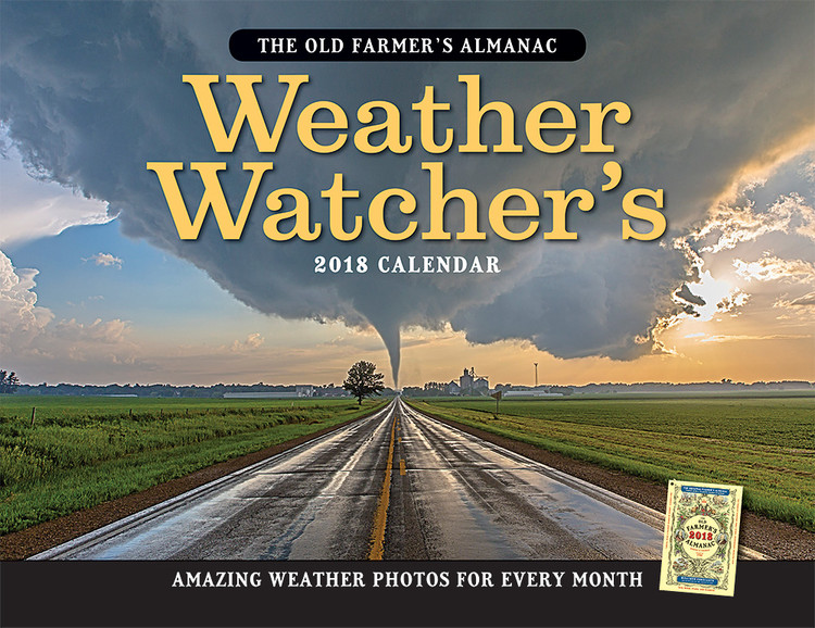 The 2018 Old Farmer's Almanac Weather Watcher's Calendar