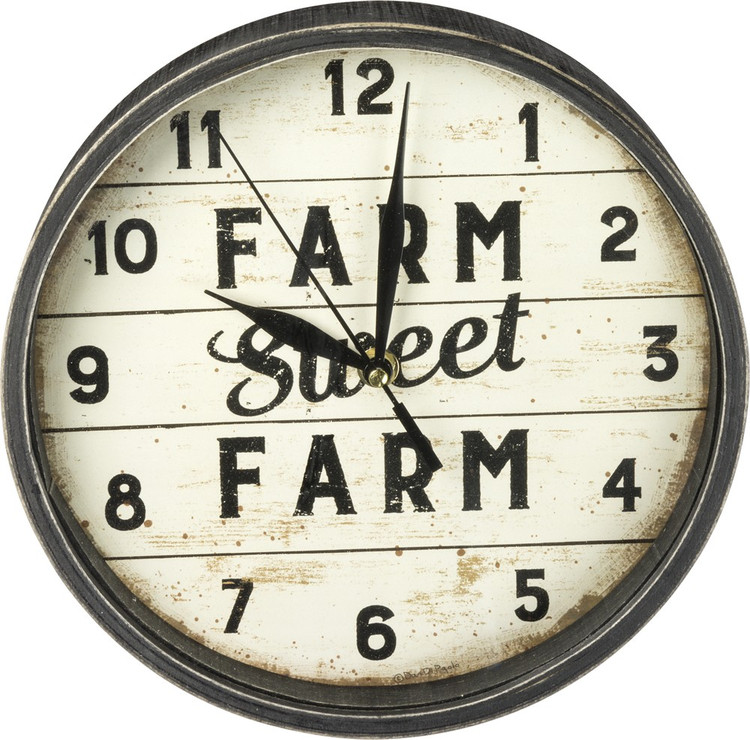 Clock - Farm Sweet Farm