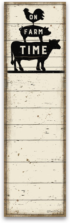 List Notepad - On Farm Time