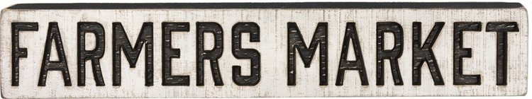 Farmers Market Jumbo Carved Sign