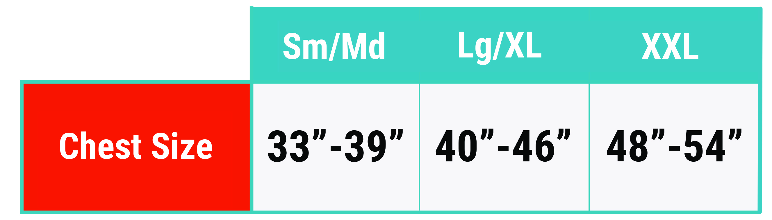 Stohlquist Size Chart