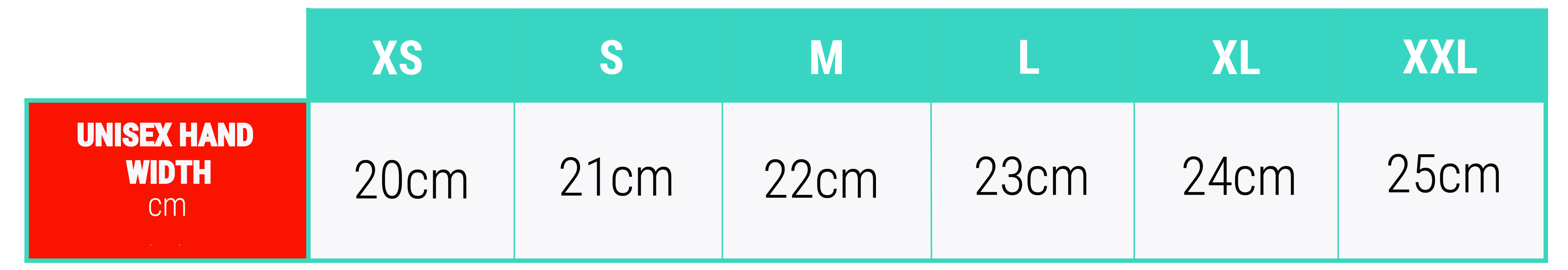 Quba Sails Size Chart