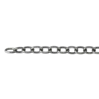 Brass Oxidized Silver-Plated 4.7mm Oval Cable Chain | Sold by Foot | Bulk Prc Avlb | 62980720 Brass Oxidized Silver-Plated 4.7mm Oval Cable Chain | Sold by Foot | Bulk Prc Avlb | 62980720