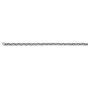 Brass Oxidized Silver-Plated 3.5mm Oval Rolo Chain | Sold by Foot | Bulk Prc Avlb | 62981920 Brass Oxidized Silver-Plated 3.5mm Oval Rolo Chain | Sold by Foot | Bulk Prc Avlb | 62981920